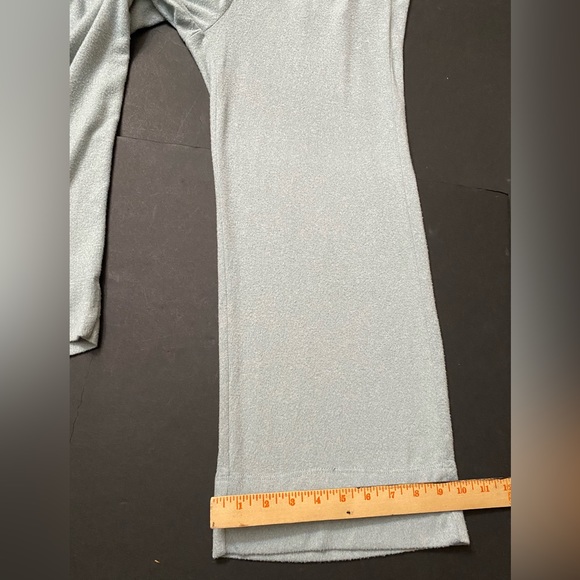 Anthropologie DRAWSTRING WAIST Wide-Leg sweatpants IN MINT GREEN, size M - Picture 6 of 9